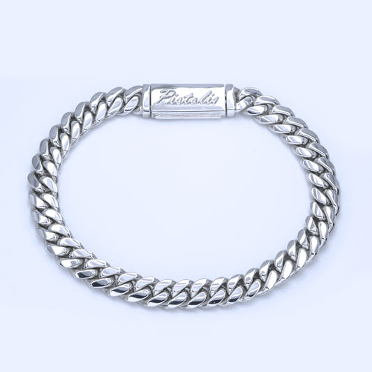 Miami Cuban Bracelet 7mm - Argentium Silver