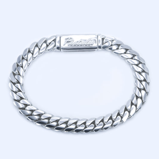 Miami Cuban Bracelet 8mm - Argentium Silver